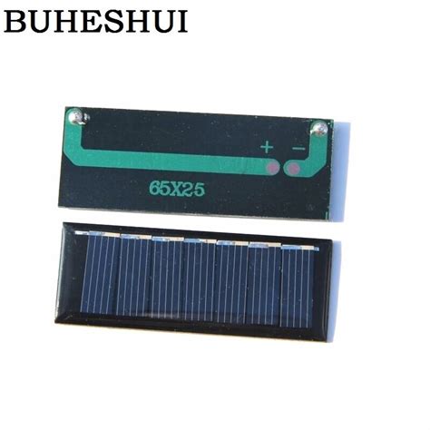 Buheshui 0 2w 3 5v célula solar poli módulo de painel solar diy