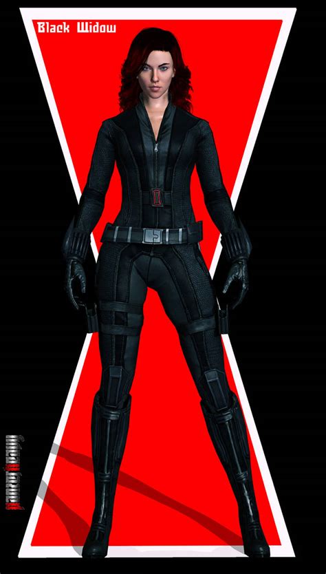 Black Widow Scarlett Johansson 01 Xps By Panzerheavy On Deviantart