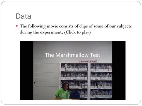 Ppt The Marshmallow Test Powerpoint Presentation Free Download Id