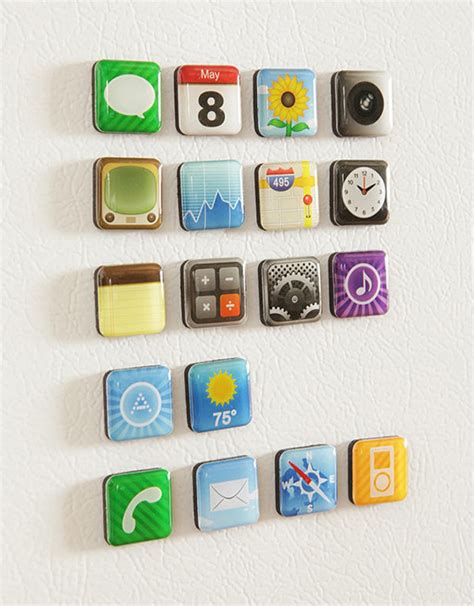 Iphone App Fridge Magnets