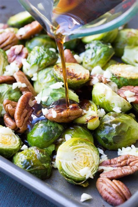 This Maple Balsamic Roasted Brussels Sprouts Recipe Is An Easy Side