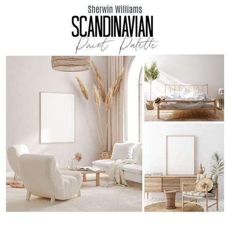 Sherwin Williams Scandinavian Interior Paint Palette Etsy In 2021
