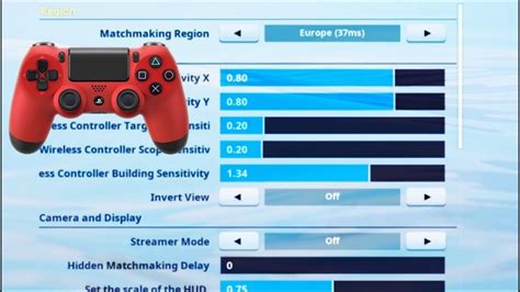 Best Controller Settings For Good Aim And Fast Building Fortnite