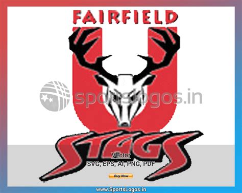 Fairfield Stags College Sports Vector Svg Logo In 5 Formats