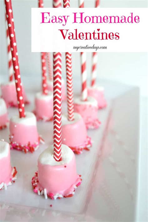 Cheap diy crafts and cute valentine gifts to give to him. Adorable Valentine Marshmallow Treats (Gift Bag Idea ...
