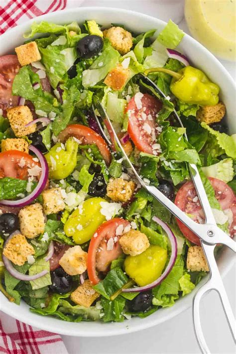 Olive Garden Salad Copycat Recipe Little Sunny Kitchen