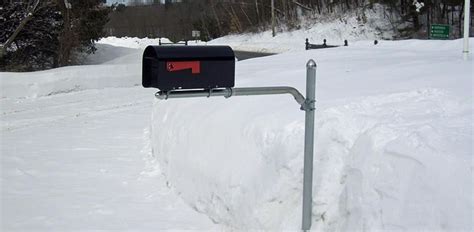 Mailswing Mailboxes Swing Away Mailbox Arm Prevents Snowplow Damage Rural Mailbox Mailbox