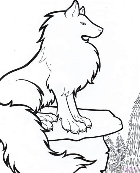 Dibujos De Lobos Faciles Lobos Para Dibujar A Lapiz Faciles Imagui