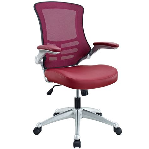 Ergonomic office chairs have been developed to have lumbar support to prevent bad posture and severe backache. Attainment Modern Ergonomic Mesh Back Office Chair w ...