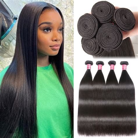 Nadula Cheap Brazilian Hair Bundles 4 Pcs Soft Virgin Brazilian Hair