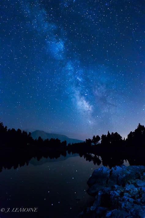 Voie Lactée Du Lac Achard Milky Way Achard Lake Natural Landmarks