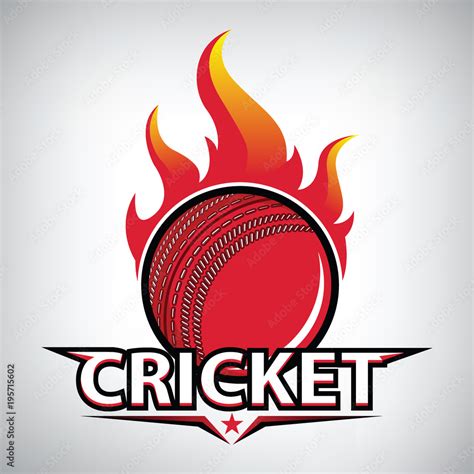 Modern Professional Logo For A Cricket Logo Stock Vector Adobe Stock