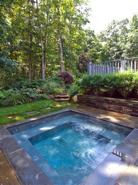 Irresistible Hot Tub Spa Designs For Your Backyard Small Backyard Pools Backyard Pool