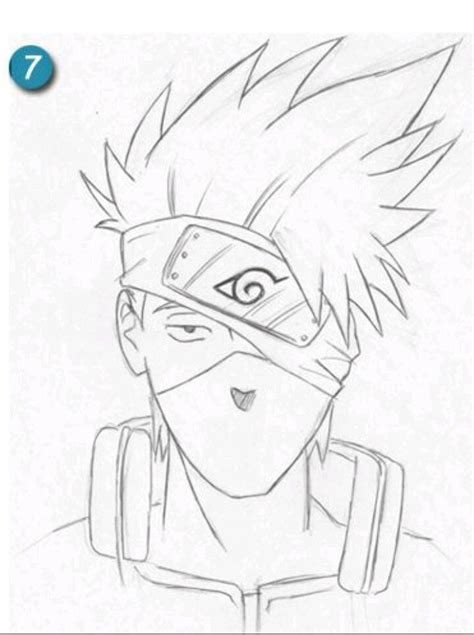 Kakashi Drawing Easy At Explore Collection Of