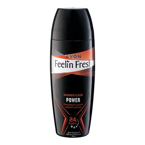 Avon Feelin Fresh Shower Clean Power Antibacterial Deodorant Roll On