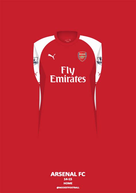 Arsenal Home Kit 14 15