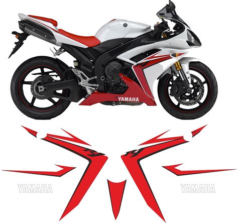 Zen Graphics Yamaha Yzf R1 2007 Replacement Decals Stickers