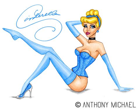 Disney Pin Up Princess Cinderella By Anth0nym1cha3l On