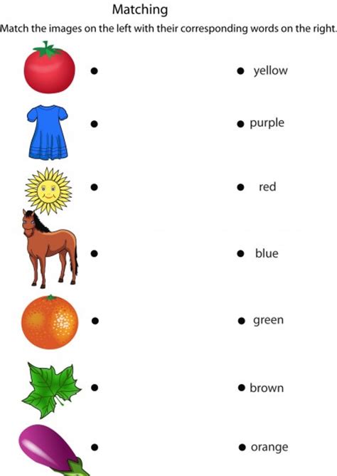 LEMBAR KERJA BAHASA INGGRIS TENTANG WARNA | Info Guru Honorer