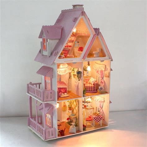 Large Doll Houses Wooden Dollhouses Foter