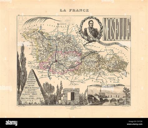 Moselle Department Map Hi Res Stock Photography And Images Alamy