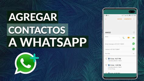 Cómo Agregar Un Contacto A Whatsapp Youtube