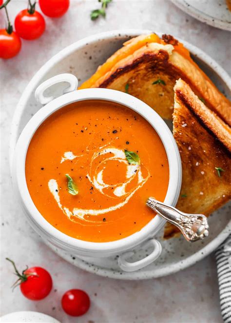 Homemade Tomato Soup Recipe Joyfoodsunshine
