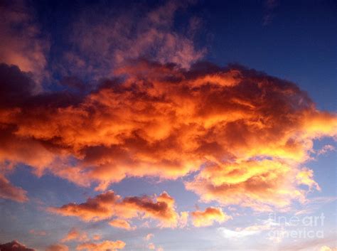Orange Clouds Photograph By The Harrington Collection Fine Art America
