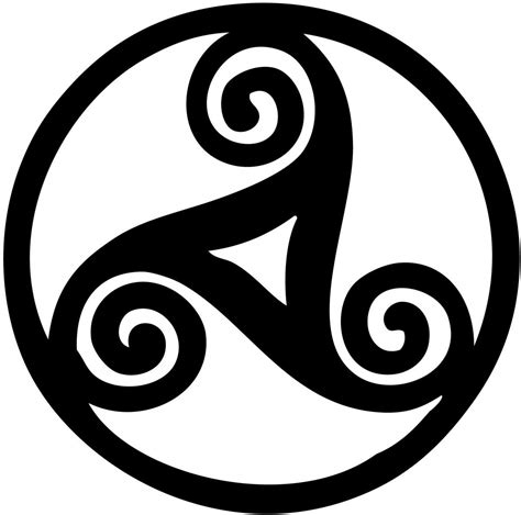 Triskel breton | Símbolos celtas, Celta, Simbolos druidas