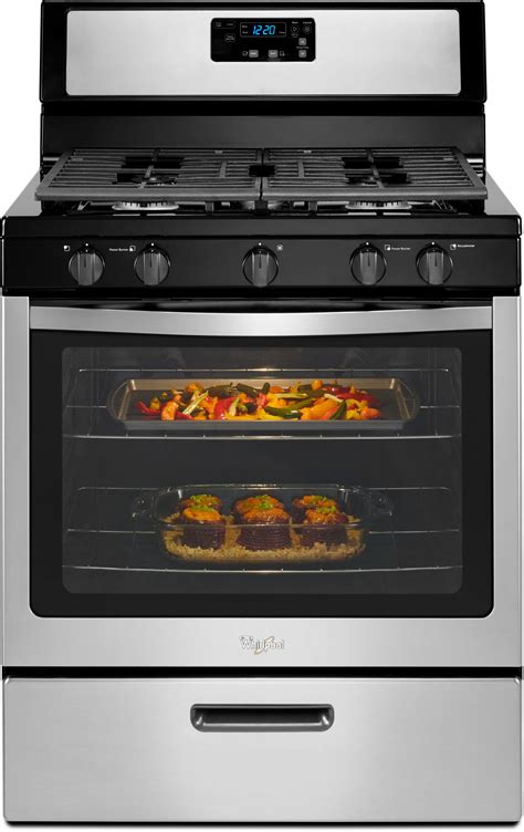 Whirlpool Gold Stainless Steel Stove Whirlpool Wfg505m0bs 30 Inch