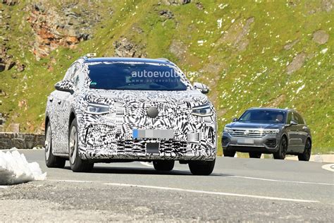 Volkswagen Id4 Crozz Spied Testing In The Alps With Twin Motor Setup