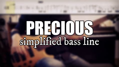 Precious Esperanza Spalding Simplified Bass Line With Tabs 33 Youtube