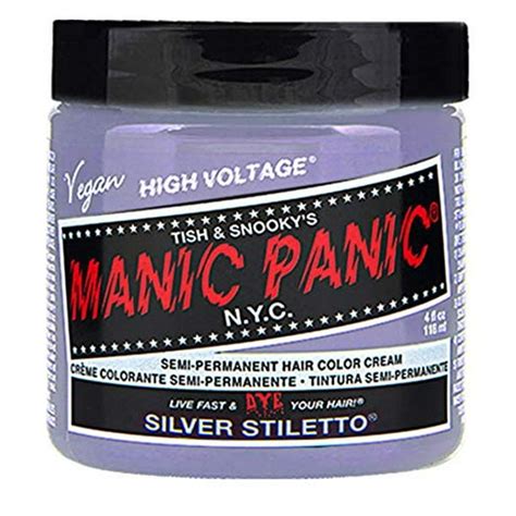Manic Panic Silver Stiletto Gray Hair Dye Classic High Voltage Semi