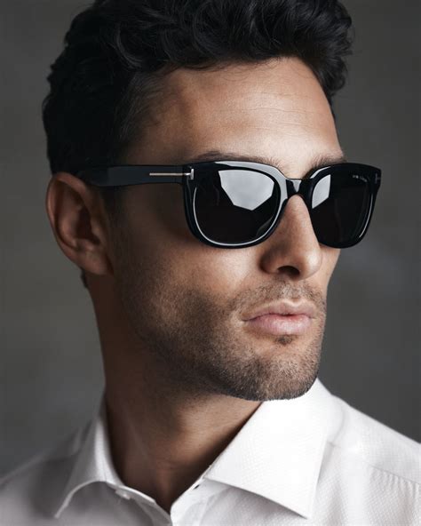 Tom Ford Campbell Plastic Sunglasses In Black For Men Lyst