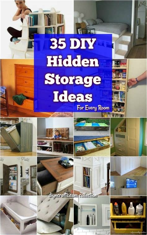 35 Space Saving Diy Hidden Storage Ideas For Every Room Diy Hidden