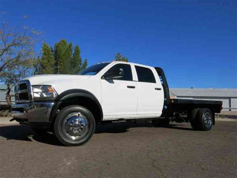 Dodge 5500 Crew Cab Diesel Flatbed 2015 Commercial Pickups