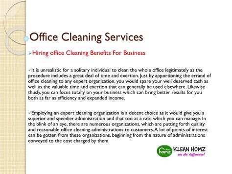 PPT - Office-Cleaning-Services-Hiring-Benefits PowerPoint Presentation
