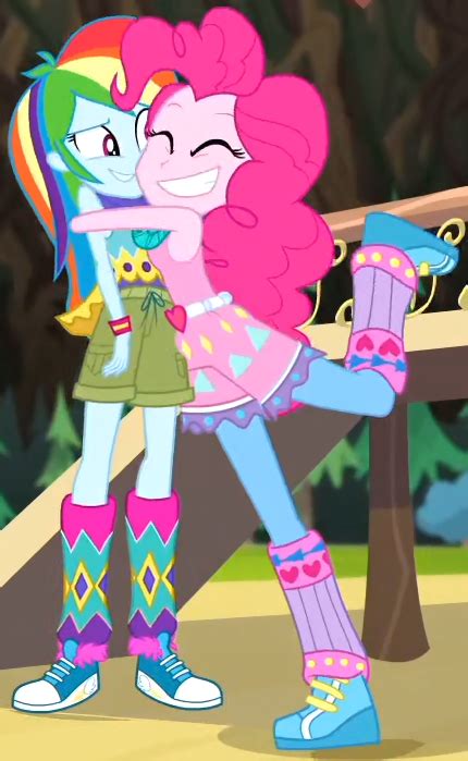 1274246 Safe Screencap Pinkie Pie Rainbow Dash Equestria Girls
