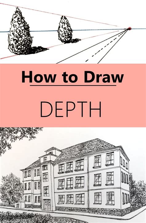 How To Create The Illusion Of Depth Drawings Monochromatic Drawing