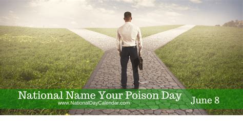 Best friends are very, very special people. NATIONAL NAME YOUR POISON DAY - June 8 | National Day Calendar
