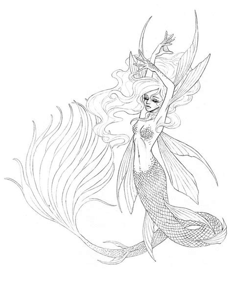 Beautiful Mermaid Mermaid Drawings Beautiful Mermaid Drawing