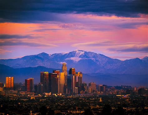 Downtown Los Angeles After Sunset Photograph By Joe Doherty