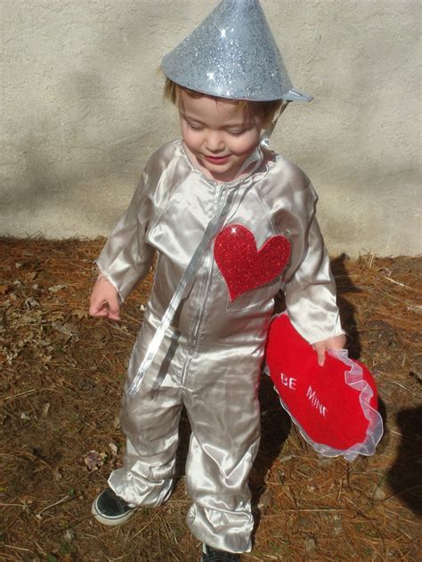 Instead of a hood, it may have a pointed cap. Little Tin Man homemade costume | Baby | Pinterest