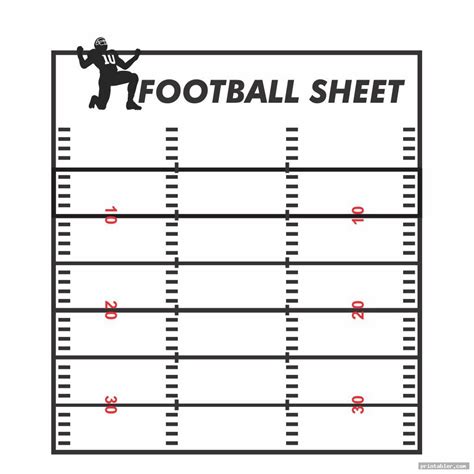 Printable Football Line Sheets Odds And Lines Explanations For All Of