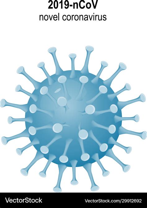 Covid19 19 Virion Coronavirus Icon Symbol Or Unit Vector Image