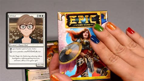 It is a sort of reboot of an old collectible card game with the same name (epic). MTGirl: EPIC Card Game Unboxing - YouTube