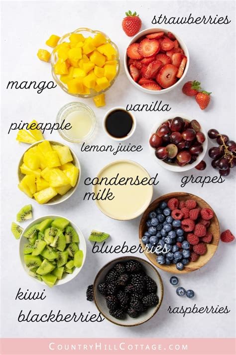 Condensed Milk Fruit Salad