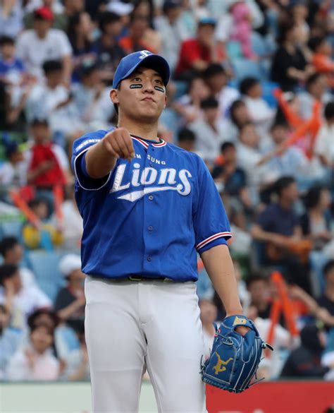 원태인 백정현 두 젊은사자 어떻게 롯데를 농락했나? SC플레이어'원크라이' 원태인, 선발 득점지원 끝에서 4번째