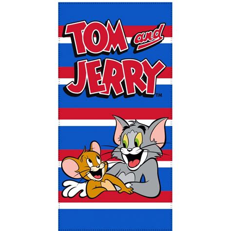 Tom And Jerry Beach Bath Towel 70 X 140 Cm 275 X 55 100 Polyester