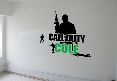 Call Of Duty Wall Art Vinyl Decal Now With 20 Army Men Vinyl Wall Art